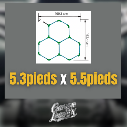 Lumilux - HexaLed 3 pièces